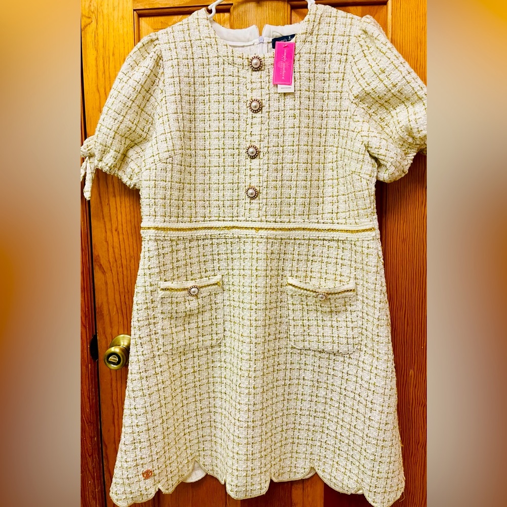 Women’s “Simply Southern” Scalloped Tweed Dress